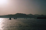 закат на море